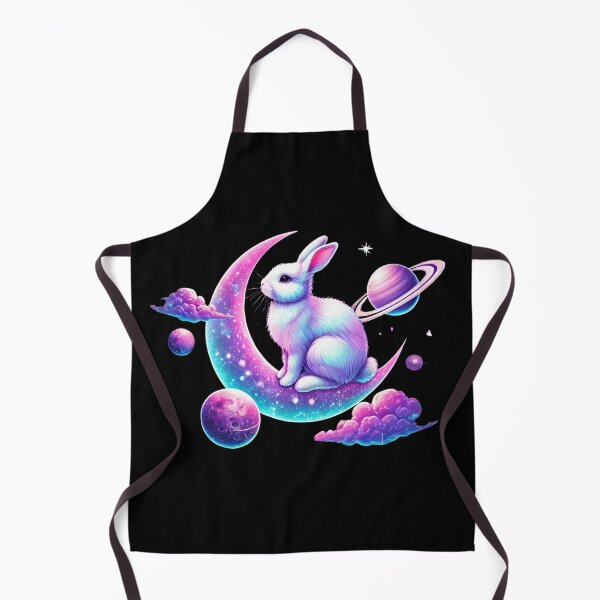 Item preview, Galactic Bunny on the Moon designed and sold by HarriPaloma.
