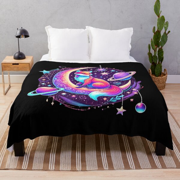 Item preview, Galactic Fox on the Moon designed and sold by HarriPaloma.