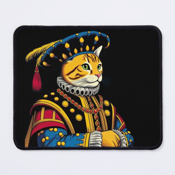 Item preview, Cat in  Medieval Noble Attire designed and sold by MixtaGraphics.