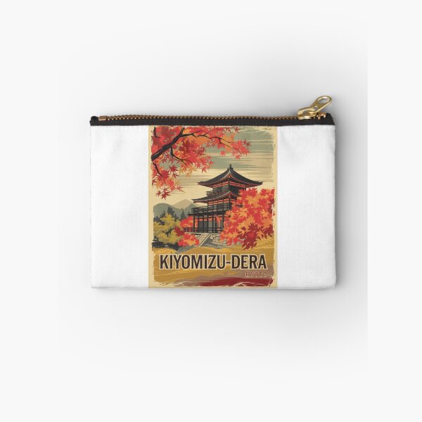 Item preview, Kiyomizu-dera Temple in Kyoto – Japanese Retro Vintage Travel Poster designed and sold by pod24.
