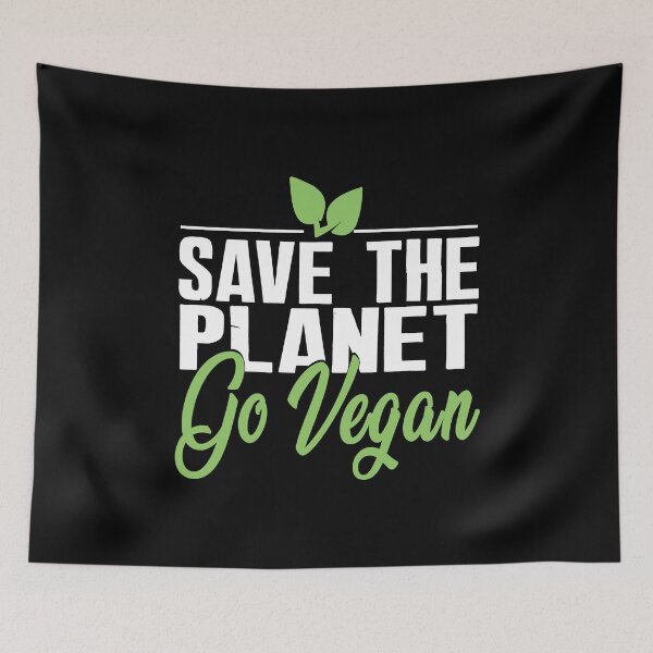 Item preview, Save Planet Go Vegan - Vegan Unisex Design designed and sold by SmartStyle.