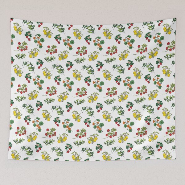 Item preview, Homegrown Botanical Fruits & Vegetables Pattern designed and sold by Hadamundo.