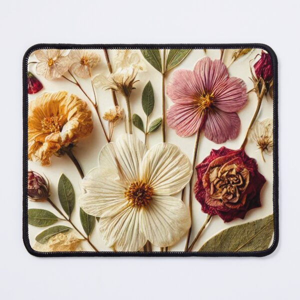 Item preview, Pressed Blooms, Pressed Dried Flowers on White Background designed and sold by JohnnyP-Store.