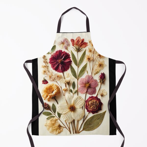 Item preview, Pressed Blooms, Pressed Dried Flowers on White Background designed and sold by JohnnyP-Store.