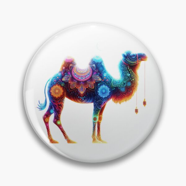 Item preview, Glowing Mandala Camel designed and sold by GloriousArtSKD.