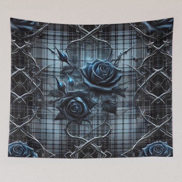 Item preview, Midnight Mystique Plaid: A Celestial Gothic Elegance designed and sold by Meta2Physical.