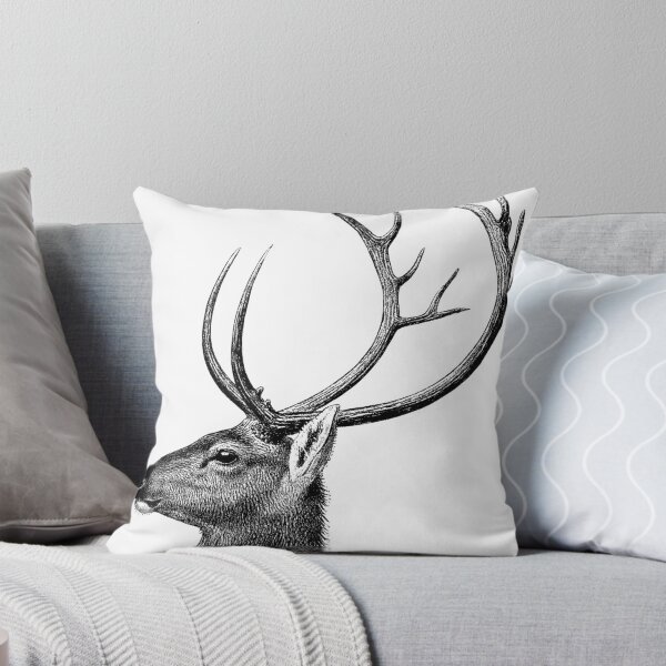 Item preview, DEER STAG BUCK ANTLERS SKETCH designed and sold by Coreland River.