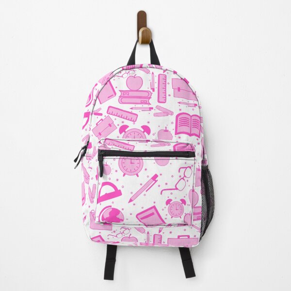 Item preview, Back to School Pink Educational Icons Pattern | Teacher & Student Supplies designed and sold by DesignYourWaystore.