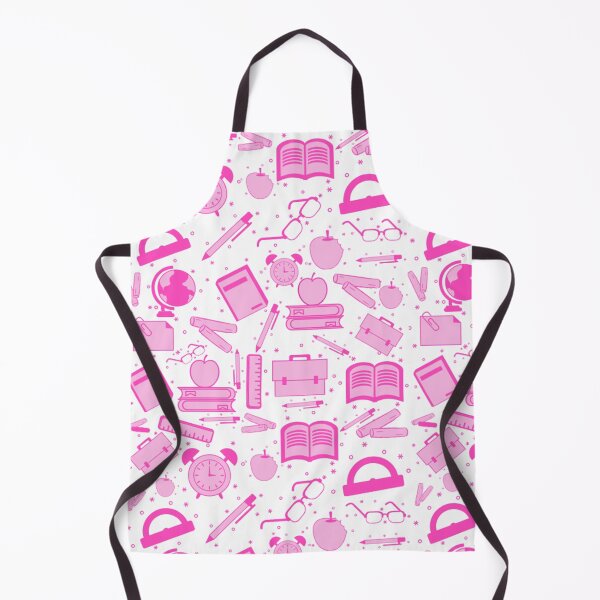 Item preview, Back to School Pink Educational Icons Pattern | Teacher & Student Supplies designed and sold by DesignYourWaystore.