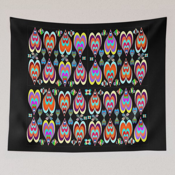 Item preview, Colorful heart pattern creations  designed and sold by Shirley cute art .