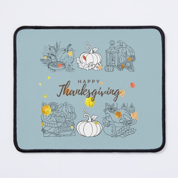 Item preview, Thanksgiving-themed greeting with a central text reading “Happy Thanksgiving.” designed and sold by Wantanadesign.