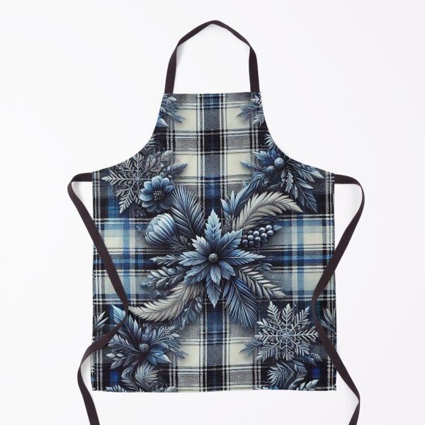 Item preview, Deep Sapphire Plaid: A Midnight Winter Elegance designed and sold by Meta2Physical.