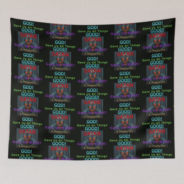 Item preview, GOD Gave Us GOOD - SATAN Gave Us WOKE designed and sold by AlienAlmanac.