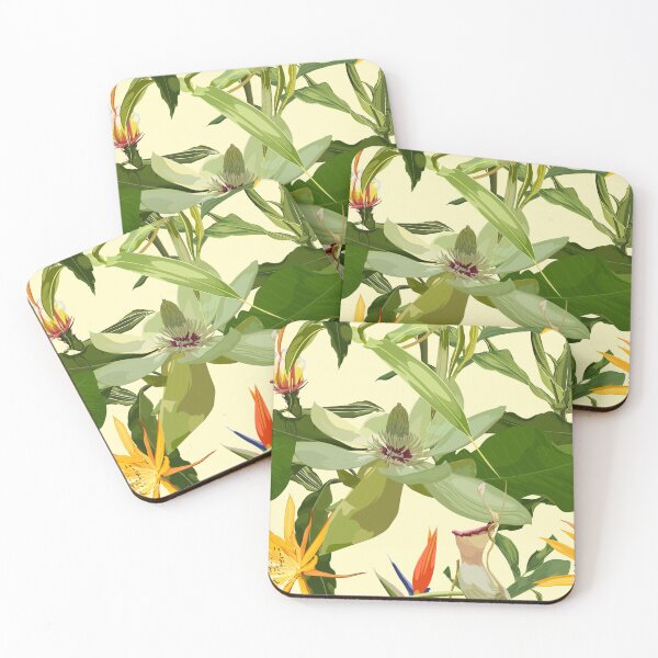 Item preview, Seamless floral pattern with tropical magnolia flowers background.  designed and sold by MatyKotiv.