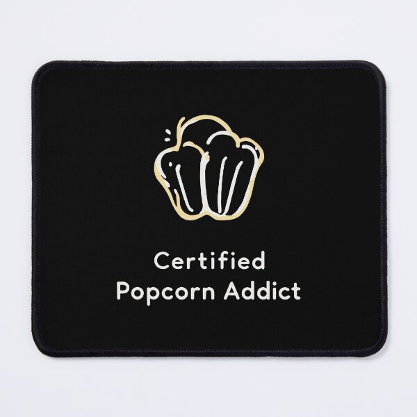 Item preview, Certified Popcorn Addict designed and sold by pick-o-print.