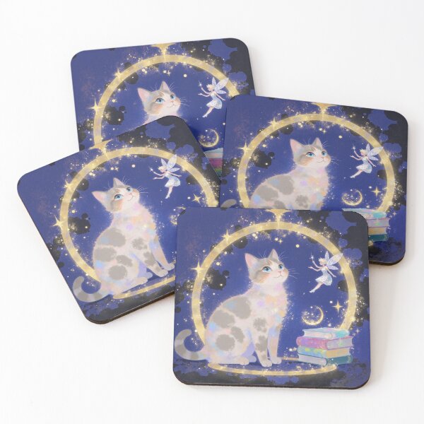 Item preview, cute kitty Summoning a Little Fairy for Help designed and sold by majiang’s magical tour.
