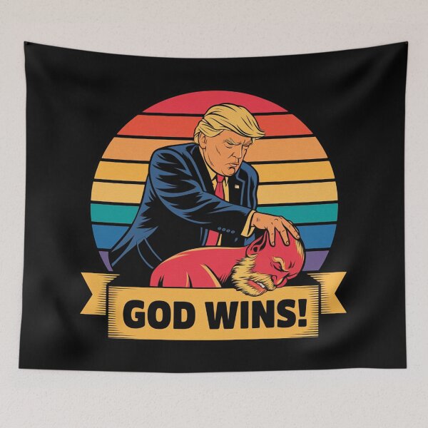 Item preview, God Wins designed and sold by plushism.