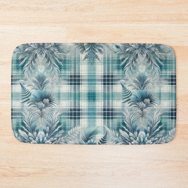 Item preview, Glacier Blue Plaid: A Frozen Elegance Pattern designed and sold by Meta2Physical.