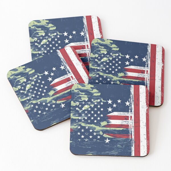 Artikelvorschau, Vintage Camouflage USA Vintage Flagge Patriotischer Entwurf entworfen und verkauft von CamouflageLab.