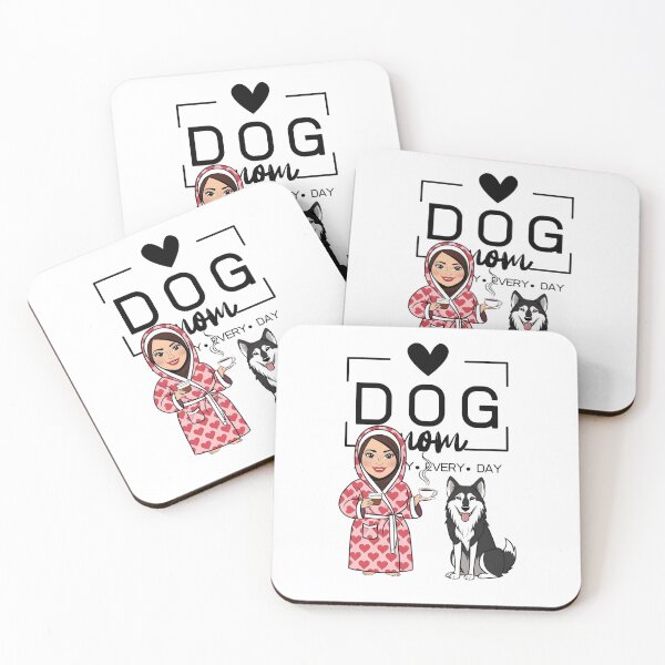 Item preview, Dog Mom All Day Every Day – Cozy Morning with a Czechoslovakian Wolfdog designed and sold by GoodyPaws.