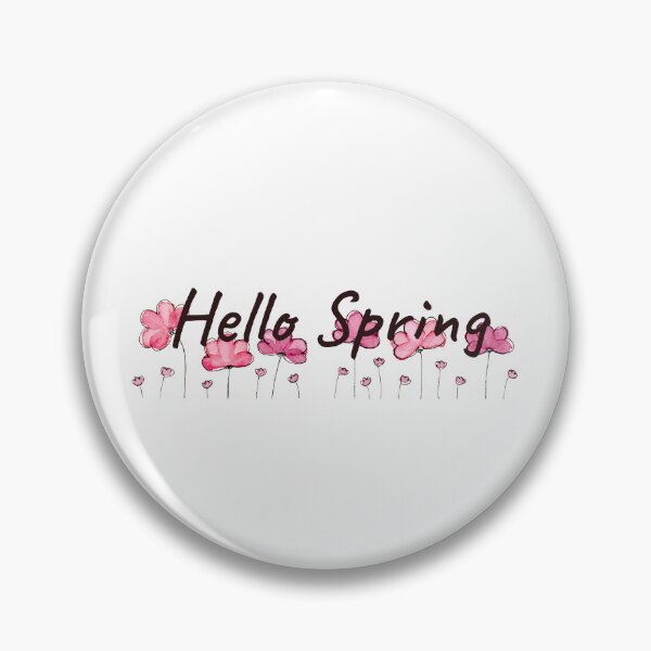 Item preview, Hello Spring - Minimalist Floral Illustration designed and sold by VirginieSan.