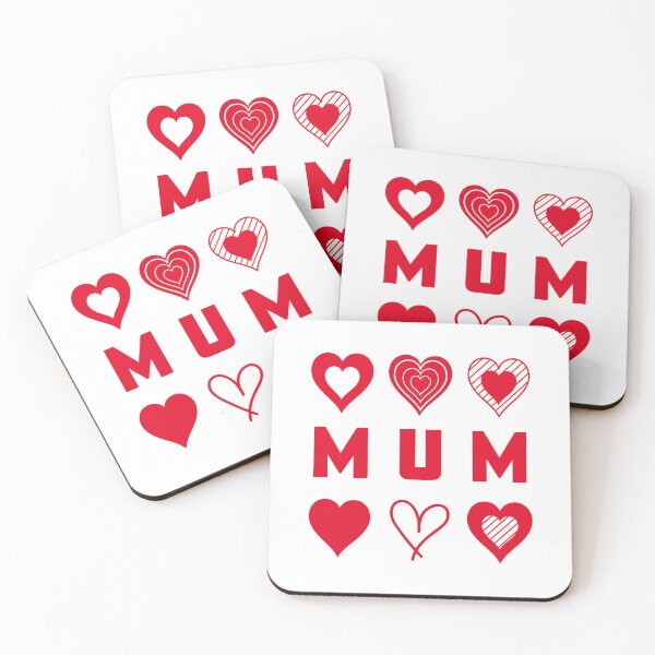 Item preview, Red Hearts Mum designed and sold by PaulSDesign.