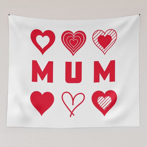 Item preview, Red Hearts Mum designed and sold by PaulSDesign.