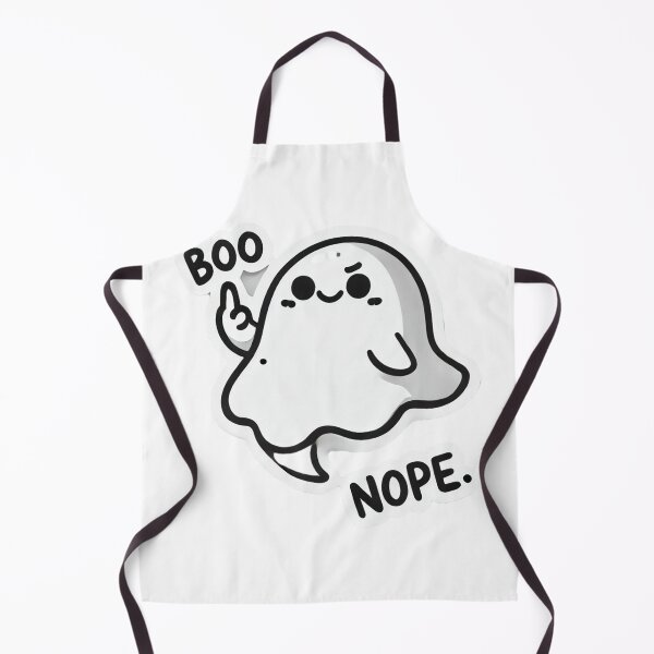 Item preview, Cute Grumpy Ghost - Funny Minimalist Sticker designed and sold by Umarjon.