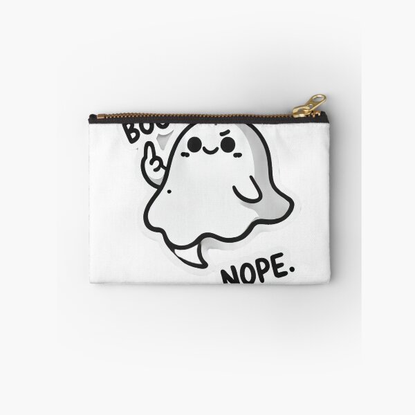 Item preview, Cute Grumpy Ghost - Funny Minimalist Sticker designed and sold by Umarjon.