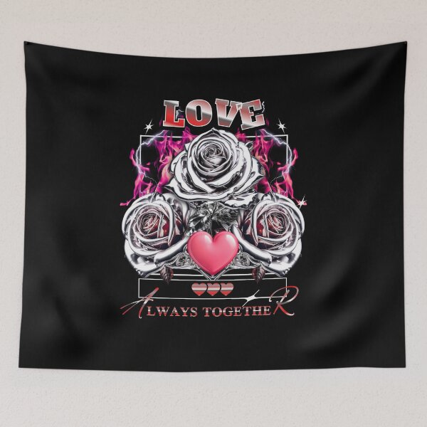 Item preview, LOVE AND ROSES designed and sold by AJCIShop.