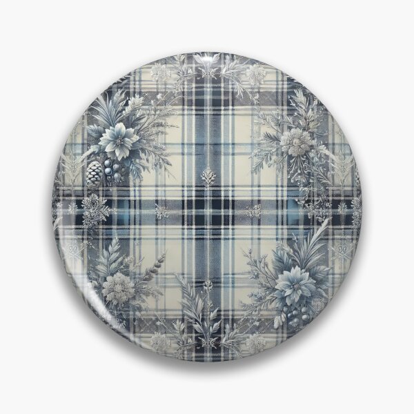 Item preview, Frosted Snow Plaid: A Winter Wonderland Pattern designed and sold by Meta2Physical.