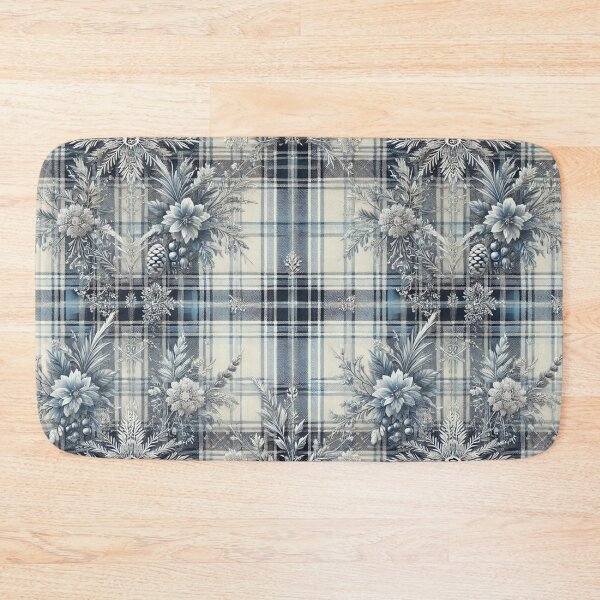 Item preview, Frosted Snow Plaid: A Winter Wonderland Pattern designed and sold by Meta2Physical.
