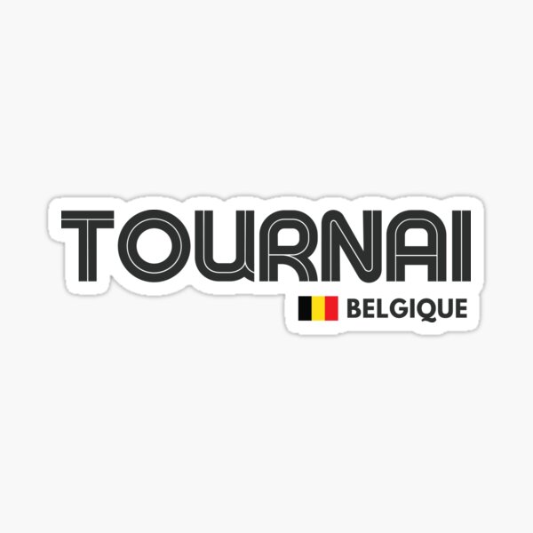 Aperçu de l'œuvre Tournai - Belgique créée et vendue par Sketch-Shack.
