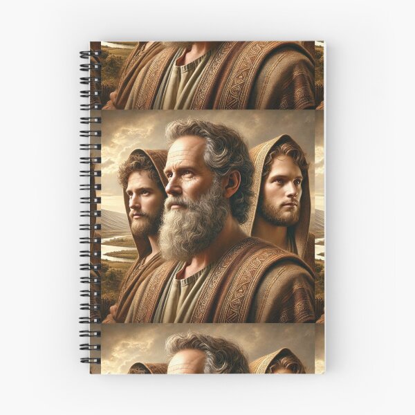 Item preview, "Noah and His Three Sons" – The Lineage of Righteousness Verse: Genesis 6:10 (KJV) designed and sold by Meta2Physical.