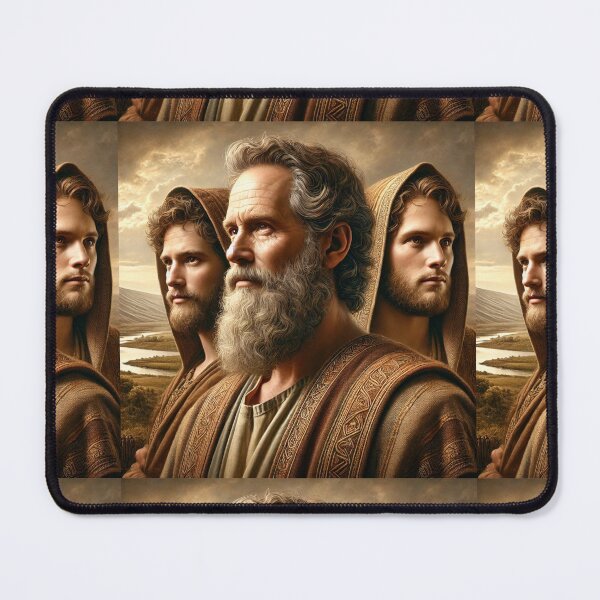 Item preview, "Noah and His Three Sons" – The Lineage of Righteousness Verse: Genesis 6:10 (KJV) designed and sold by Meta2Physical.