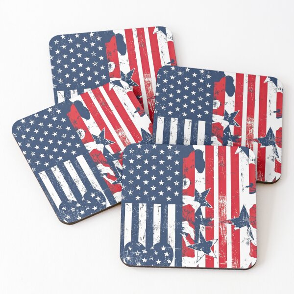 Artikelvorschau, Vintage Camouflage USA Vintage Flagge Patriotischer Entwurf entworfen und verkauft von CamouflageLab.