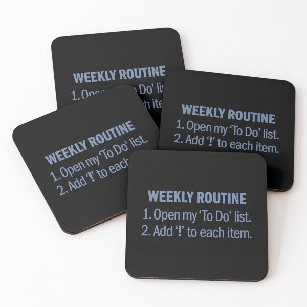 Item preview, Weekly routine. v.3 designed and sold by x1brett.