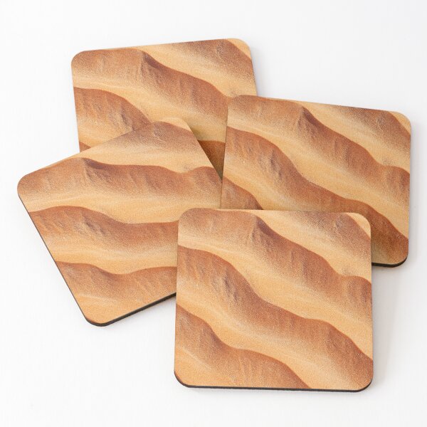Item preview, Golden sand dunes forming elegant wavy patterns, soft shadows enhancing texture, natural desert landscape with warm tones and sculpted wind-created ridges. designed and sold by MystiS.