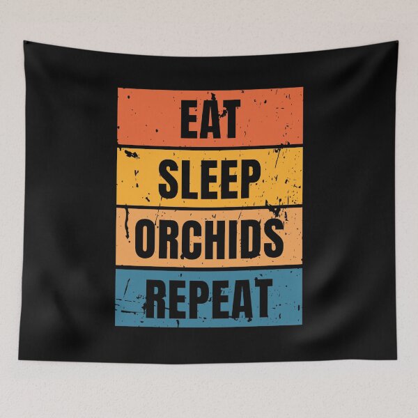 Item preview, Eat Sleep Orchids Repeat - Orchid Lover designed and sold by FarmOfCuties.