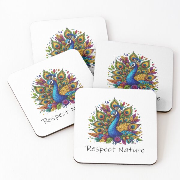 Item preview, Respect Nature Peacock designed and sold by Stellar Worshop.