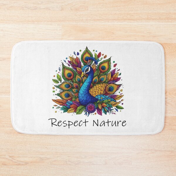 Item preview, Respect Nature Peacock designed and sold by Stellar Worshop.