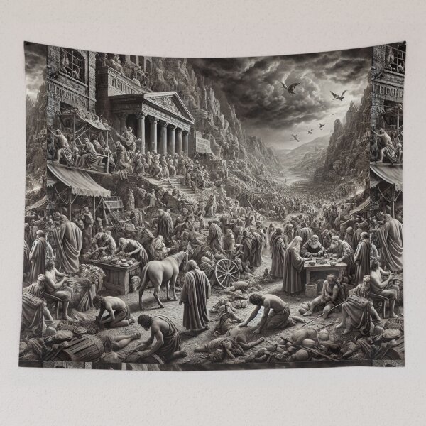 Item preview, "The Earth Was Filled with Violence" – The Corruption Before the Flood Verse: Genesis 6:11 (KJV) designed and sold by Meta2Physical.