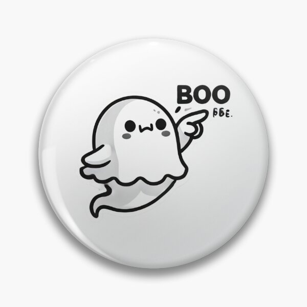 Item preview, Cute Judgy Ghost - Funny Spooky Sticker designed and sold by Umarjon.