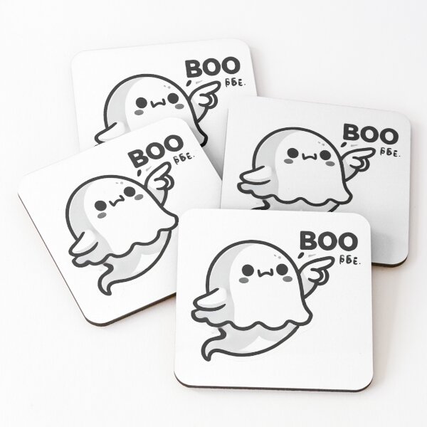 Item preview, Cute Judgy Ghost - Funny Spooky Sticker designed and sold by Umarjon.