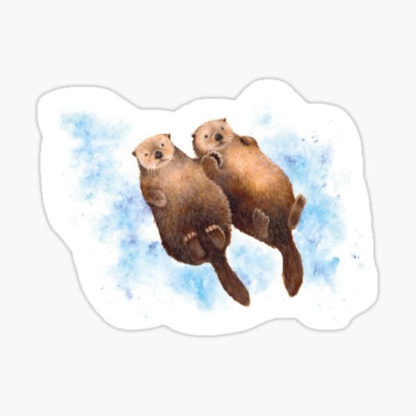 Otters Sticker