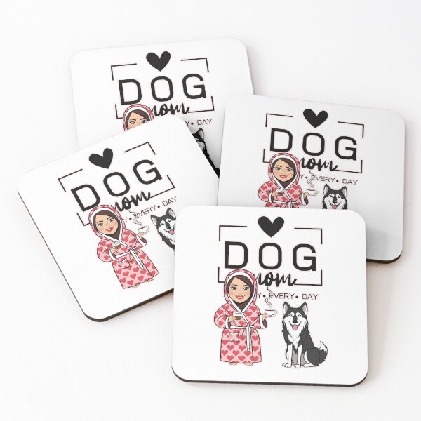 Item preview,  Dog Mom All Day Every Day – Cozy Morning with a Czechoslovakian Wolfdog designed and sold by GoodyPaws.