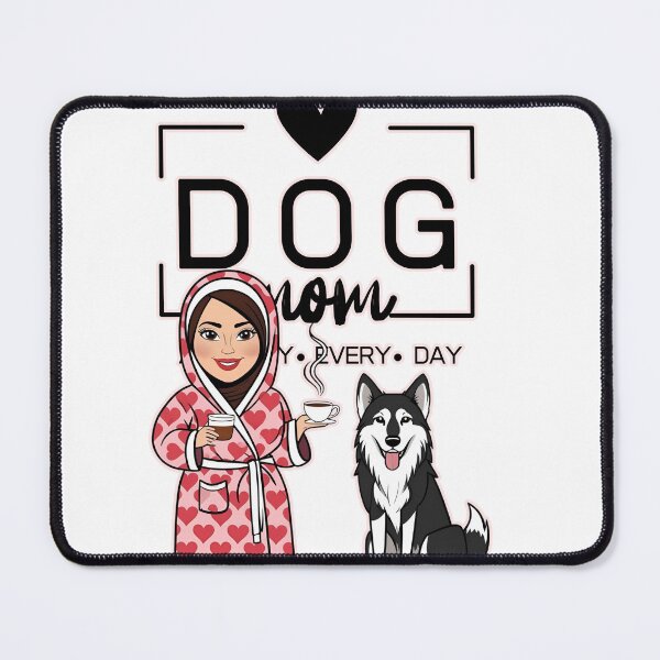 Item preview,  Dog Mom All Day Every Day – Cozy Morning with a Czechoslovakian Wolfdog designed and sold by GoodyPaws.