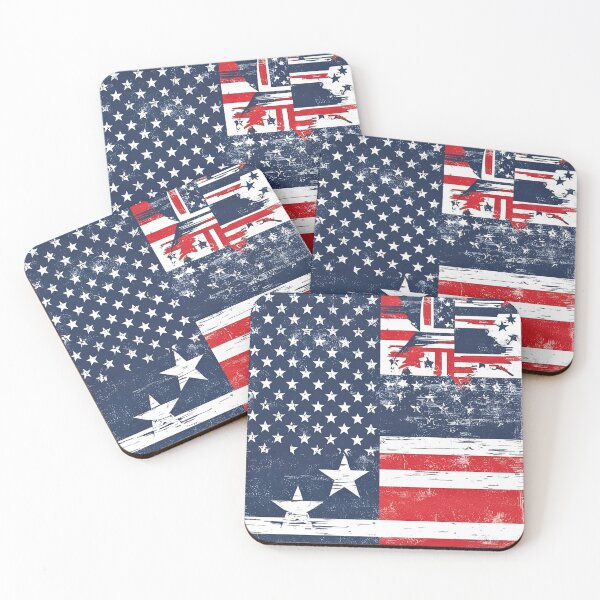 Artikelvorschau, Vintage Camouflage USA Vintage Flagge Patriotischer Entwurf entworfen und verkauft von CamouflageLab.