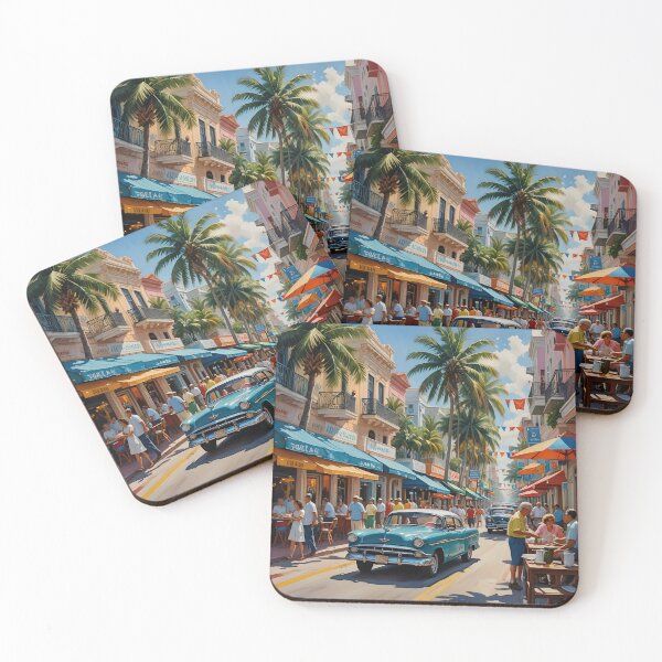 Item preview, Little Havana, Miami: Vibrant Cuban Street Scenes designed and sold by LSVart.