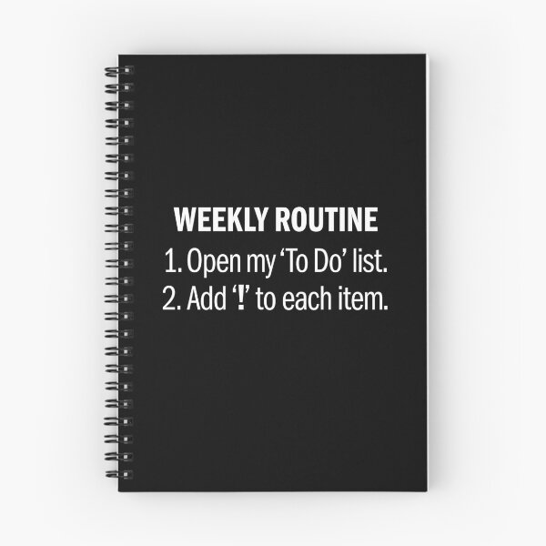Item preview, Weekly routine. v.4 designed and sold by x1brett.